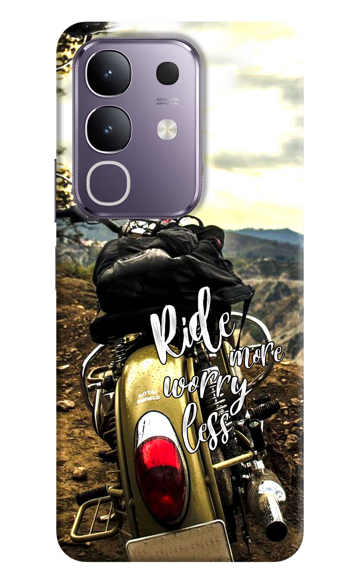 Ride More Worry Less Vivo T4x 5G Back Cover