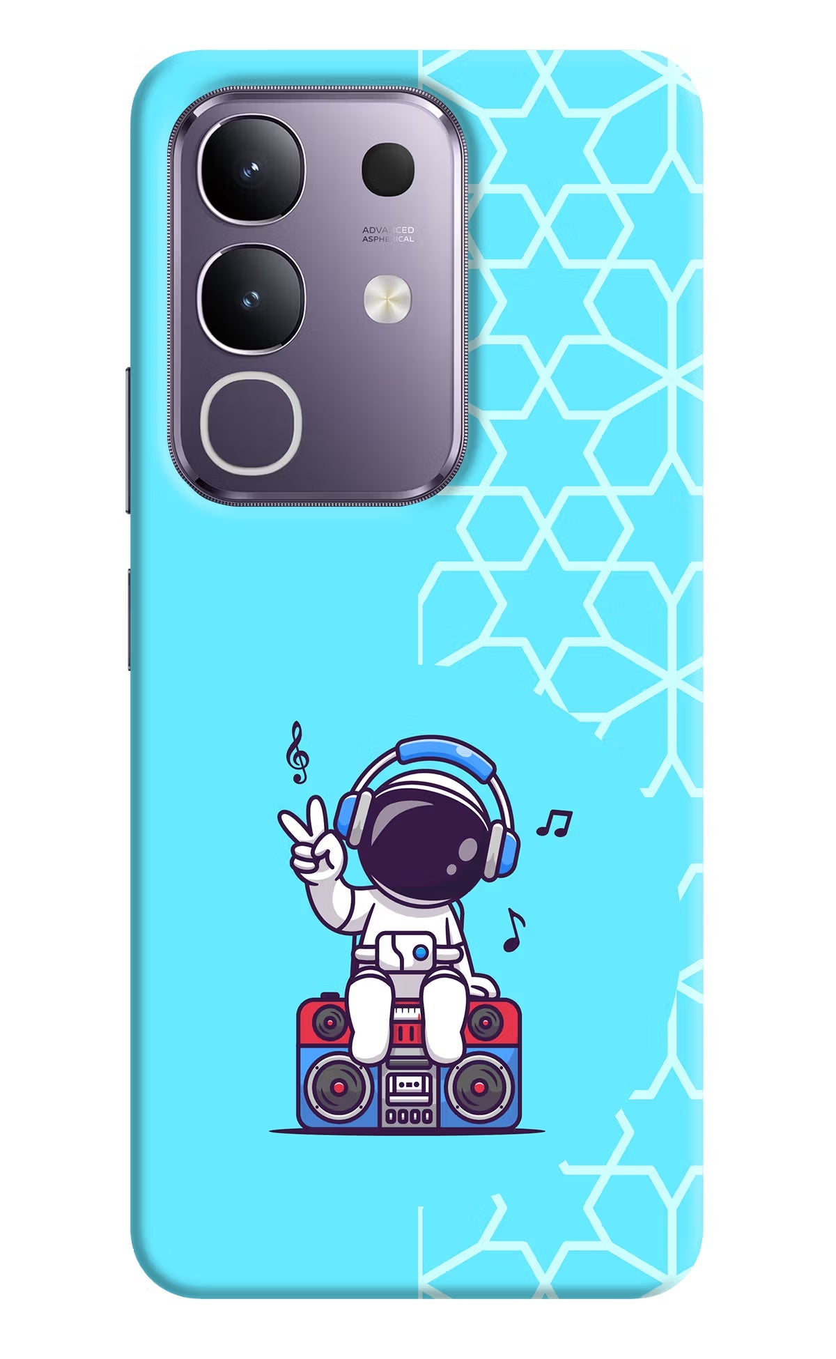 Cute Astronaut Chilling Vivo T4x 5G Back Cover