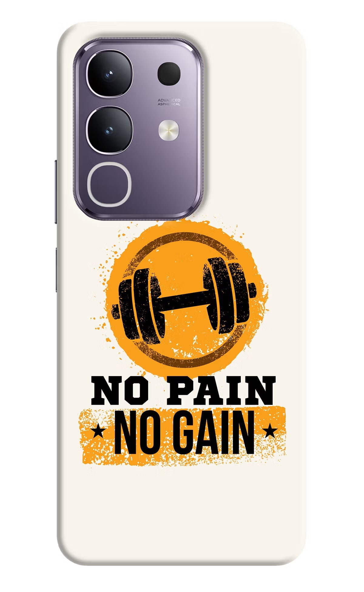 No Pain No Gain Vivo T4x 5G Back Cover