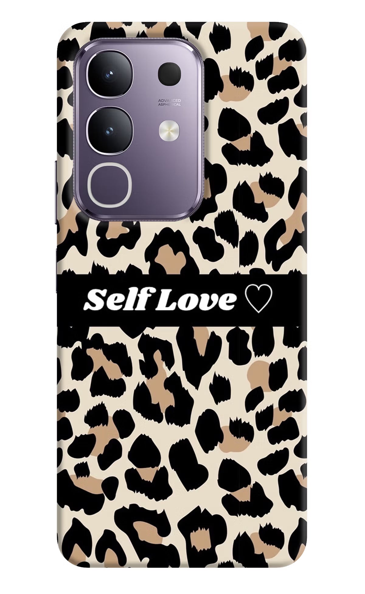 Leopard Print Self Love Vivo T4x 5G Back Cover