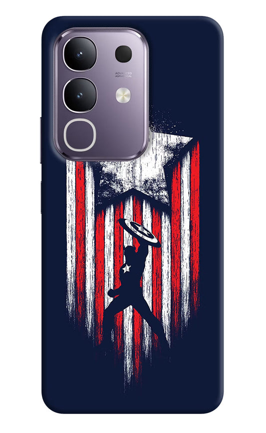Captain America Marvel Art Vivo T4x 5G Back Cover