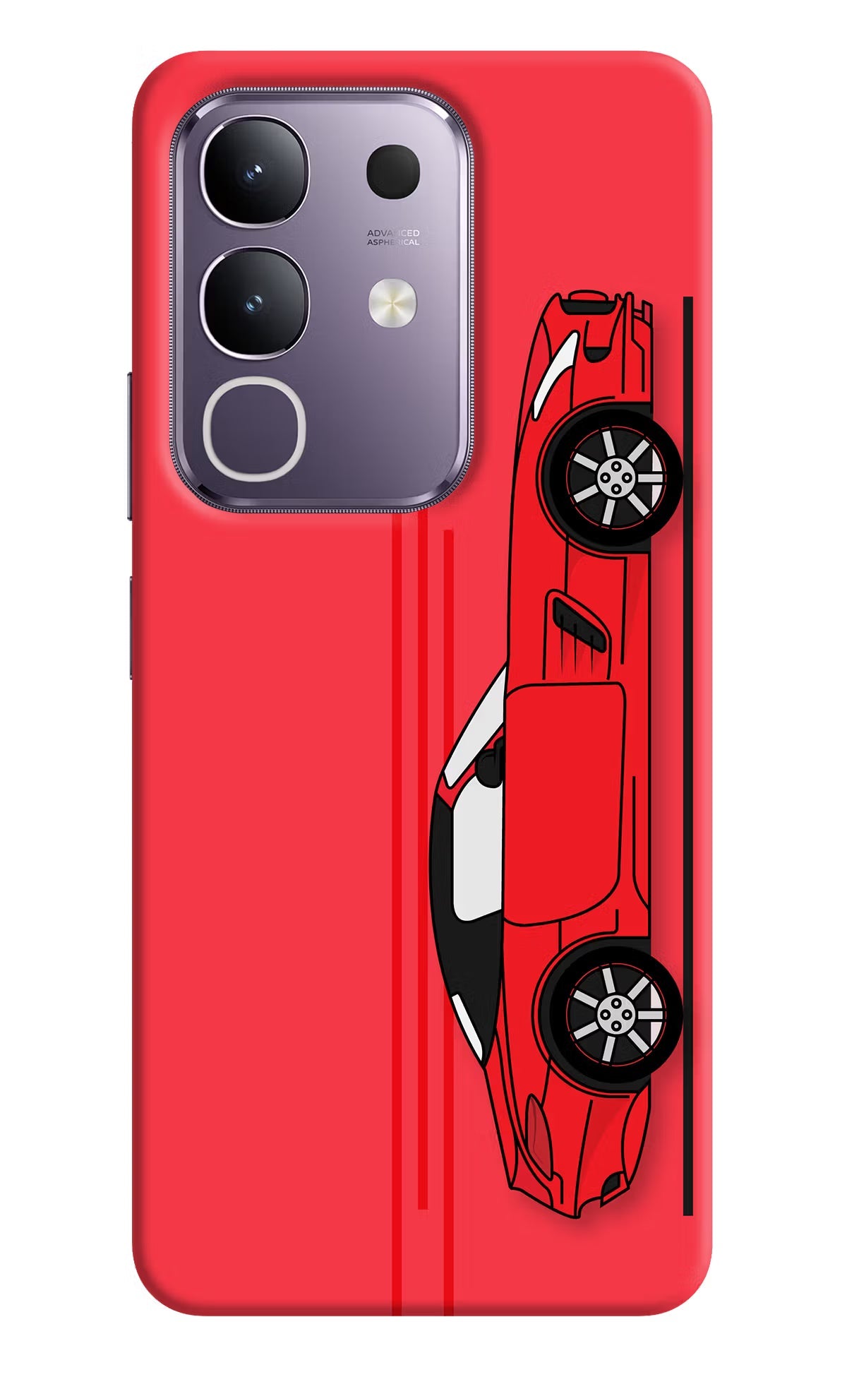 Red Velocity Vivo T4x 5G Back Cover