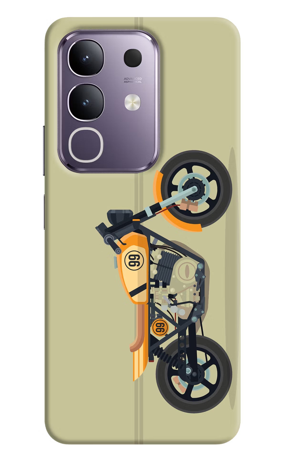 Vertical Speedster Vivo T4x 5G Back Cover