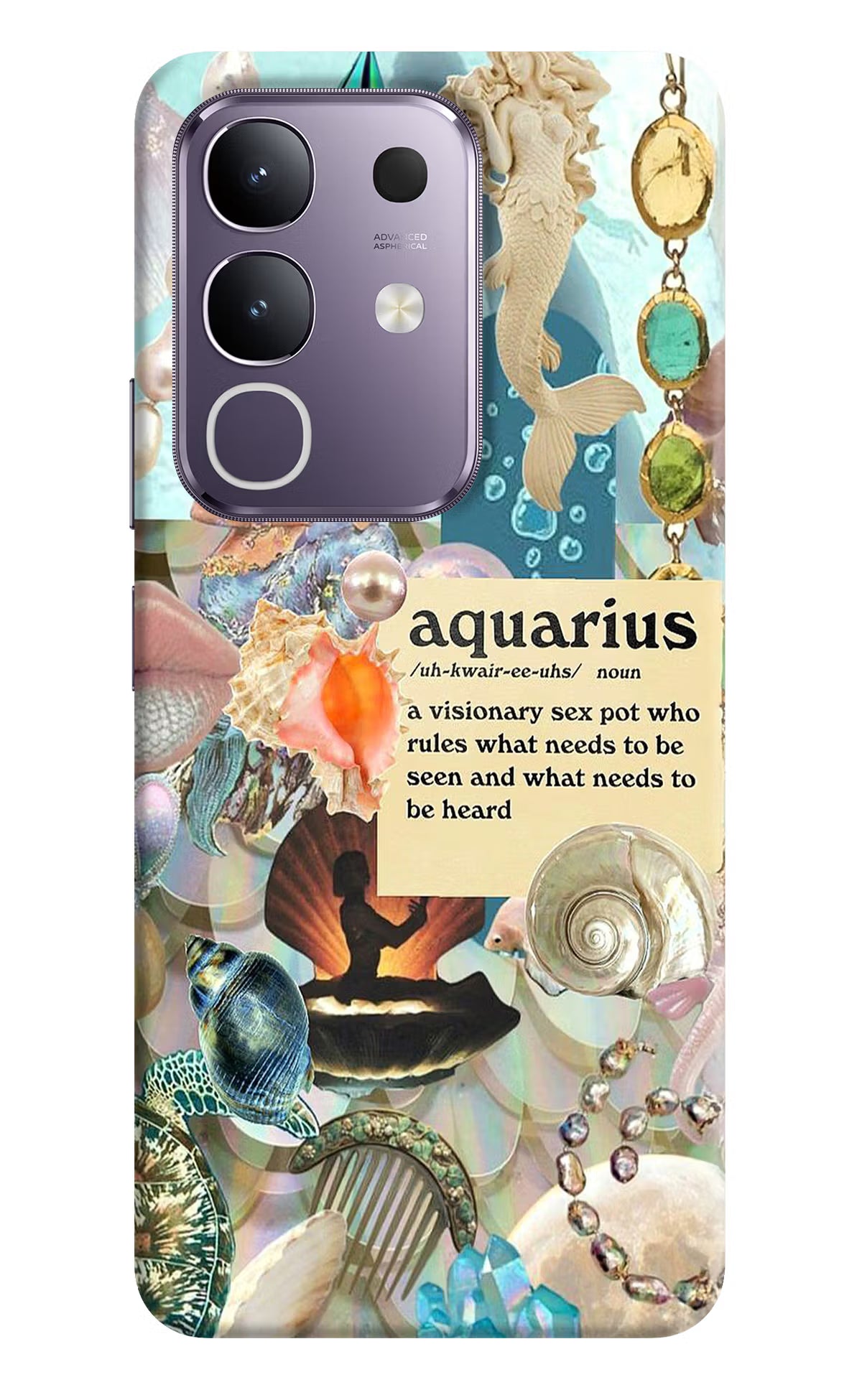 Aquarius Zodiac Vivo T4x 5G Back Cover