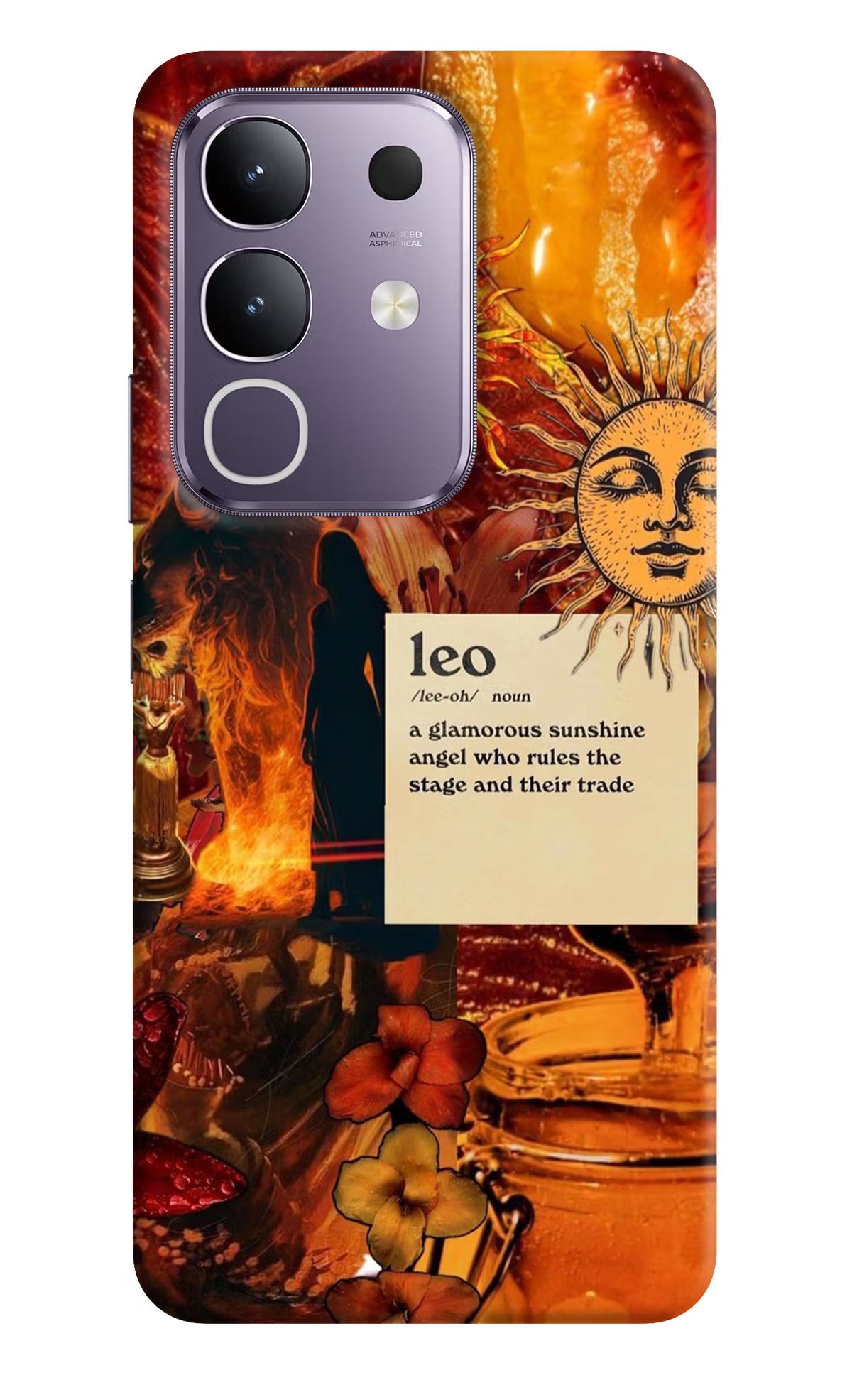 Leo Zodiac Vivo T4x 5G Back Cover
