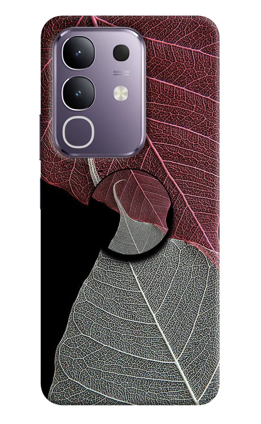 Leaf Pattern Vivo T4x 5G Pop Case