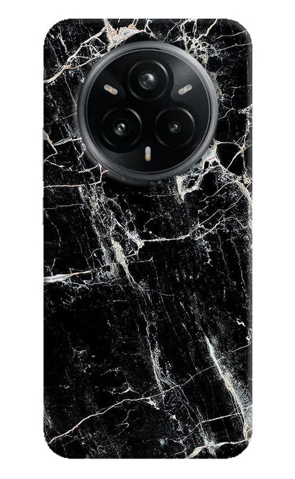 Black Marble Texture Realme 14 Pro Plus 5G Back Cover