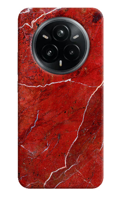 Red Marble Design Realme 14 Pro Plus 5G Back Cover