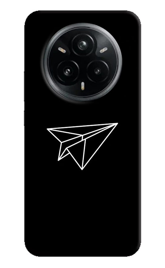 Paper Plane White Realme 14 Pro Plus 5G Back Cover