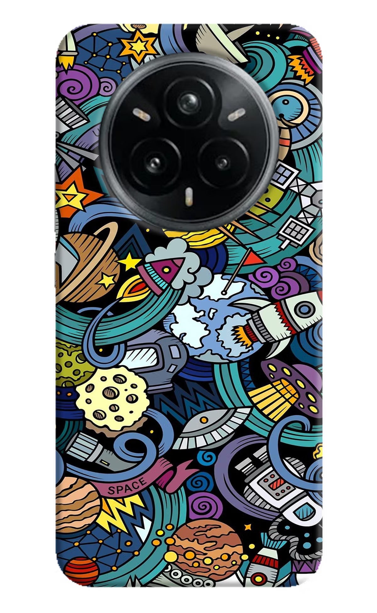 Space Abstract Realme 14 Pro Plus 5G Back Cover