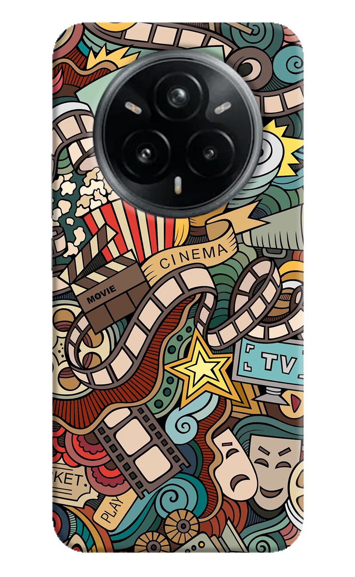 Cinema Abstract Realme 14 Pro Plus 5G Back Cover
