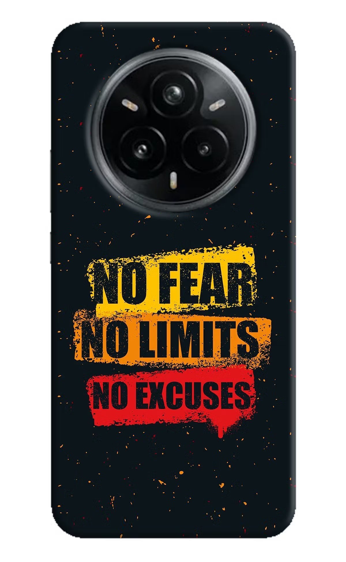 No Fear No Limits No Excuse Realme 14 Pro Plus 5G Back Cover