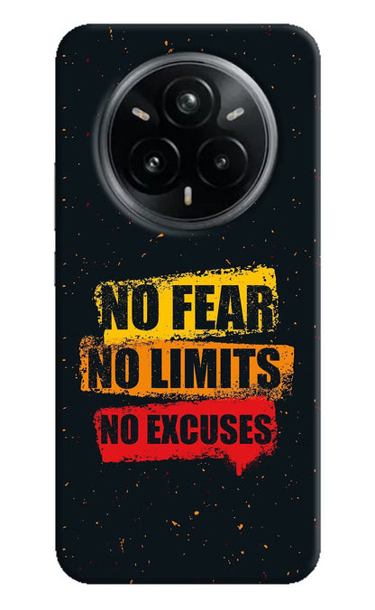 No Fear No Limits No Excuse Realme 14 Pro Plus 5G Back Cover