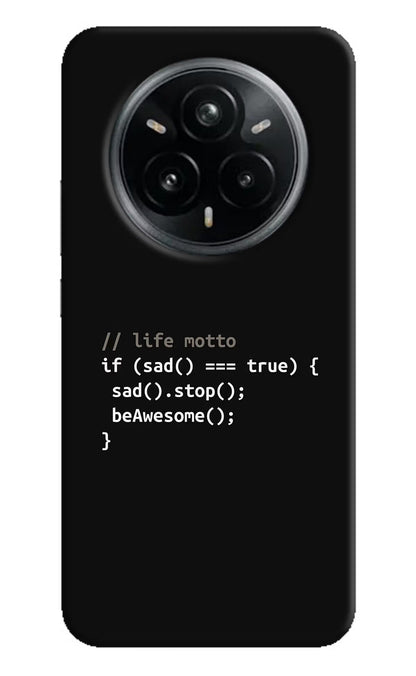 Life Motto Code Realme 14 Pro Plus 5G Back Cover