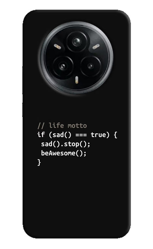 Life Motto Code Realme 14 Pro Plus 5G Back Cover