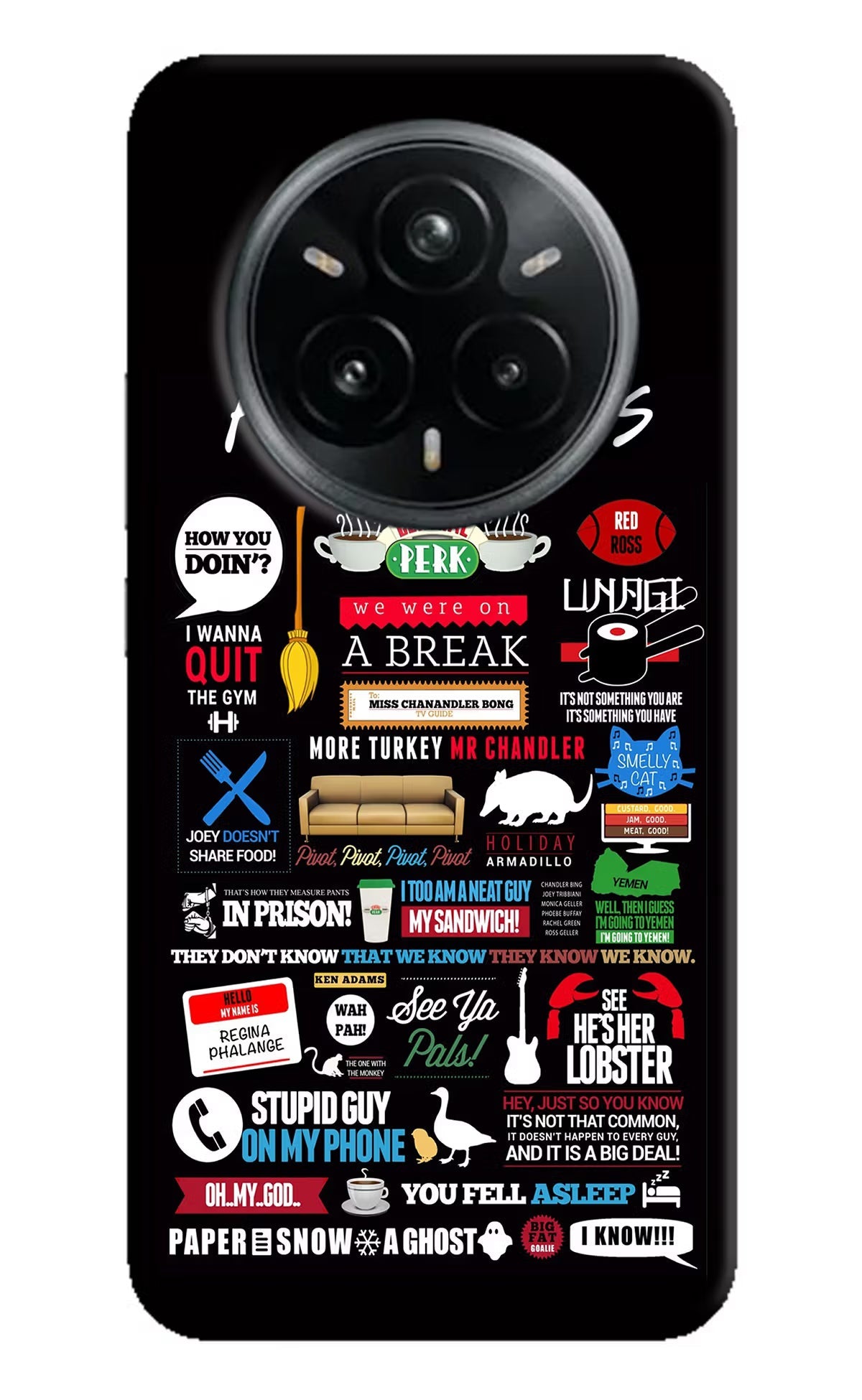 FRIENDS Realme 14 Pro Plus 5G Back Cover