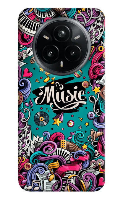 Music Graffiti Realme 14 Pro Plus 5G Back Cover