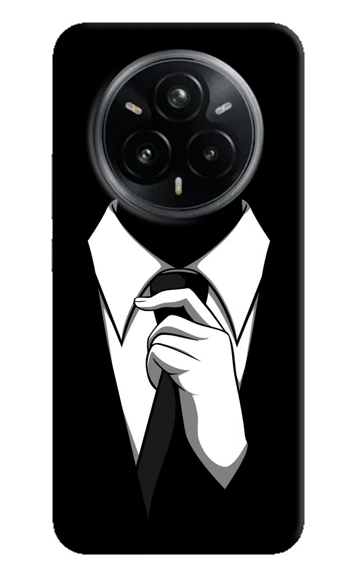 Black Tie Realme 14 Pro Plus 5G Back Cover