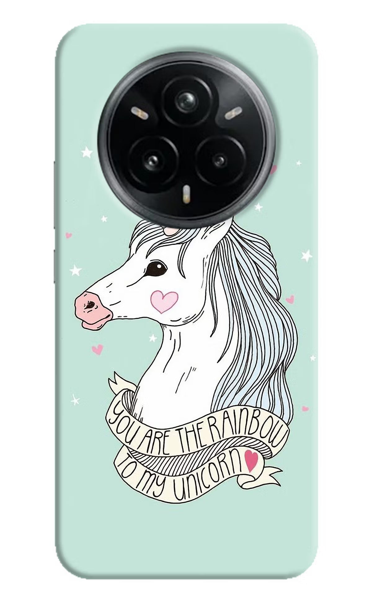 Unicorn Wallpaper Realme 14 Pro Plus 5G Back Cover