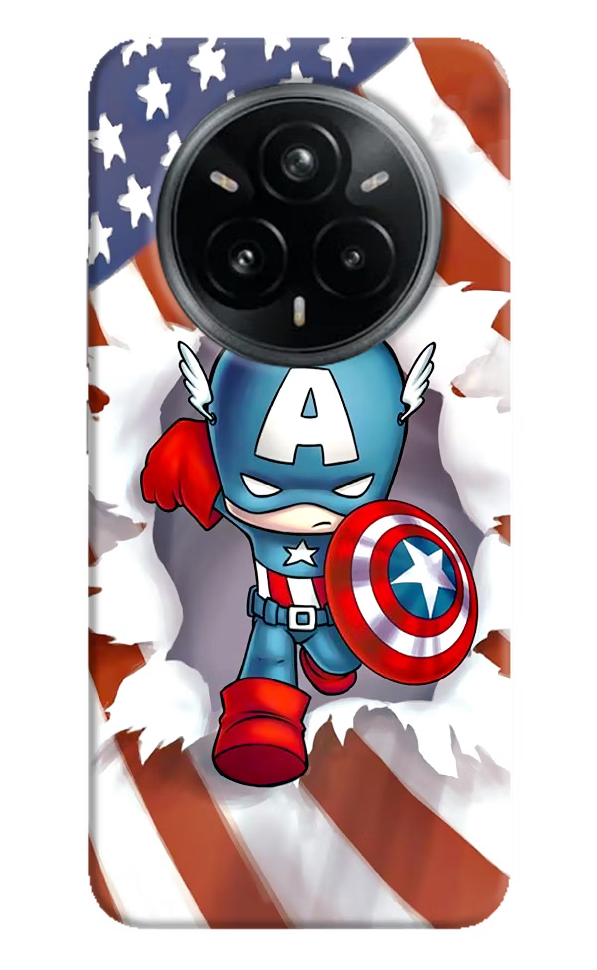 Captain America Realme 14 Pro Plus 5G Back Cover
