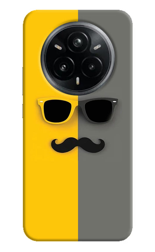 Sunglasses with Mustache Realme 14 Pro Plus 5G Back Cover