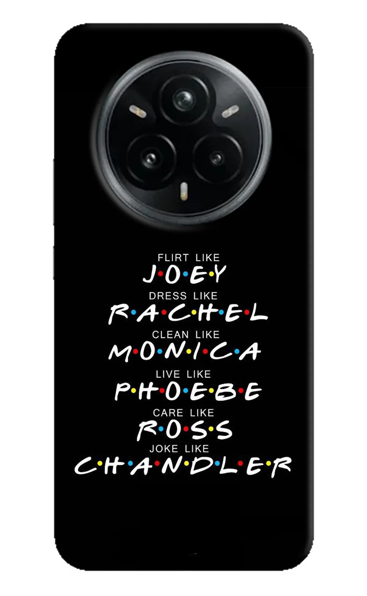 FRIENDS Character Realme 14 Pro Plus 5G Back Cover