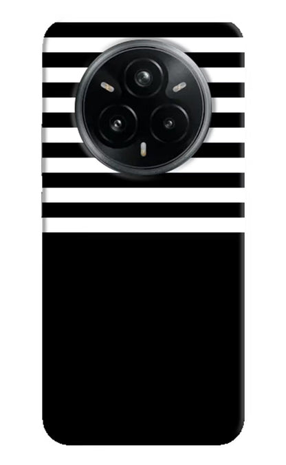 Black and White Print Realme 14 Pro Plus 5G Back Cover