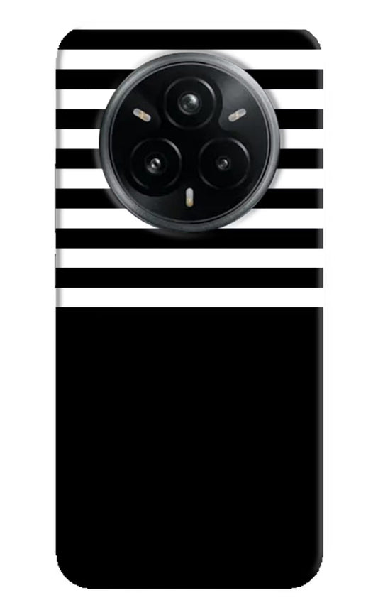 Black and White Print Realme 14 Pro Plus 5G Back Cover