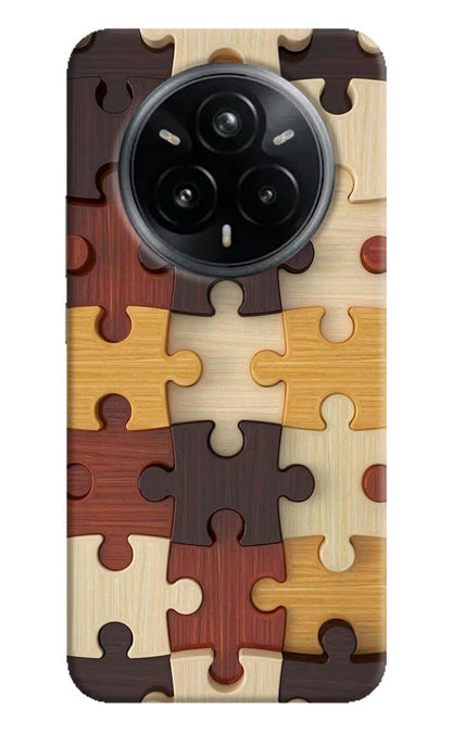 Wooden Puzzle Realme 14 Pro Plus 5G Back Cover