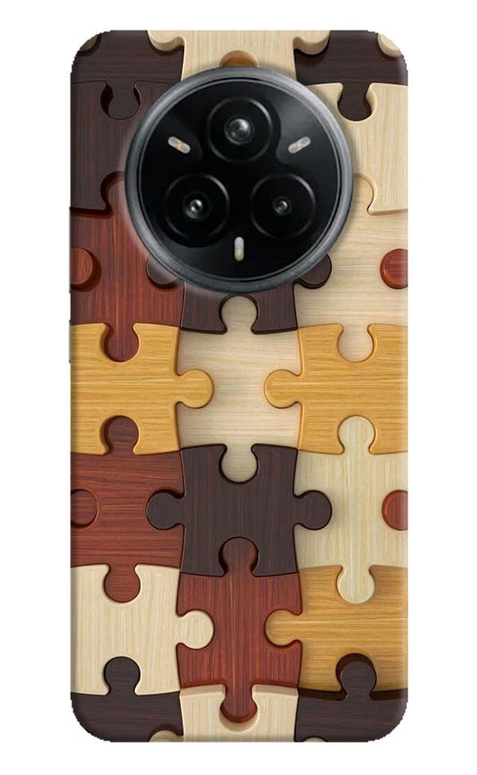 Wooden Puzzle Realme 14 Pro Plus 5G Back Cover