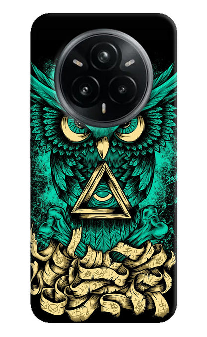 Green Owl Realme 14 Pro Plus 5G Back Cover