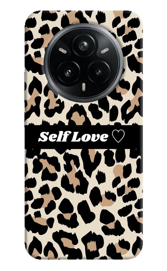 Leopard Print Self Love Realme 14 Pro Plus 5G Back Cover