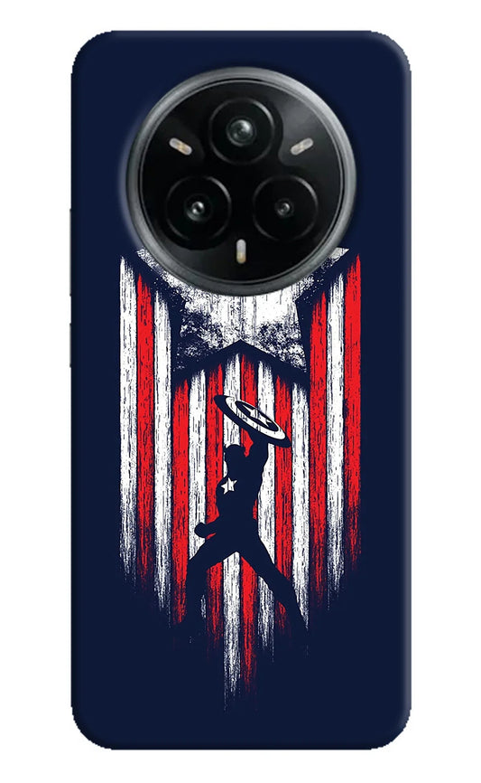 Captain America Marvel Art Realme 14 Pro Plus 5G Back Cover