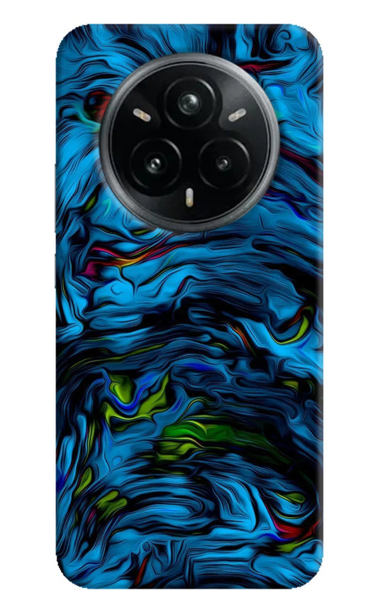 Dark Blue Abstract Realme 14 Pro Plus 5G Back Cover