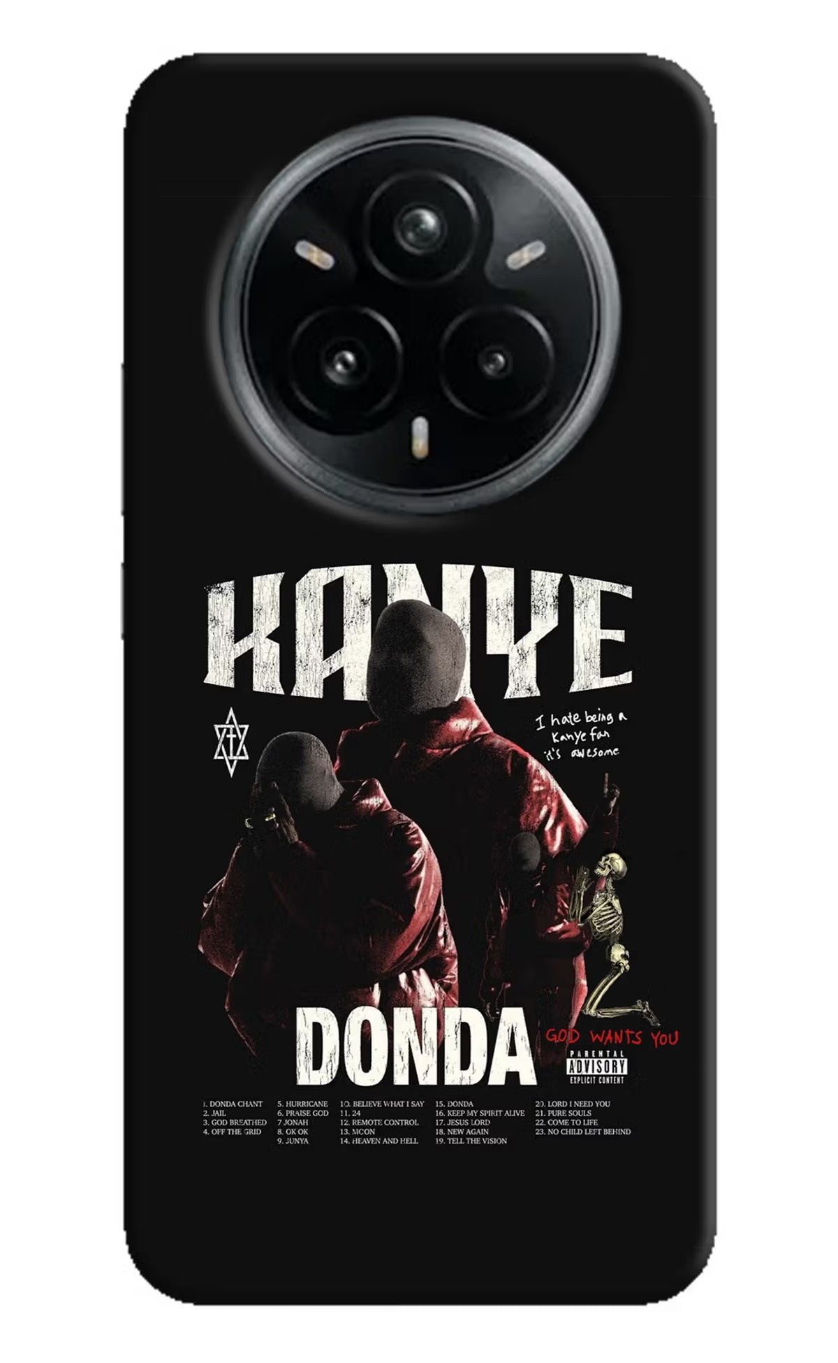 Donda Kanye West Realme 14 Pro Plus 5G Back Cover