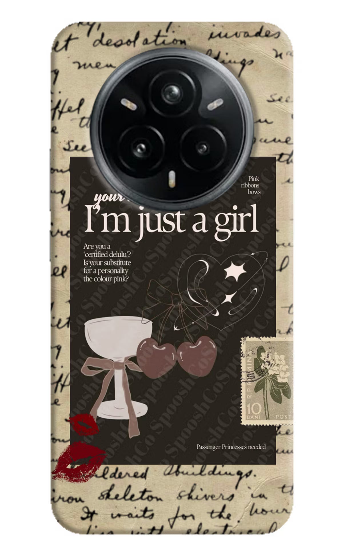 I am just a girl Realme 14 Pro Plus 5G Back Cover