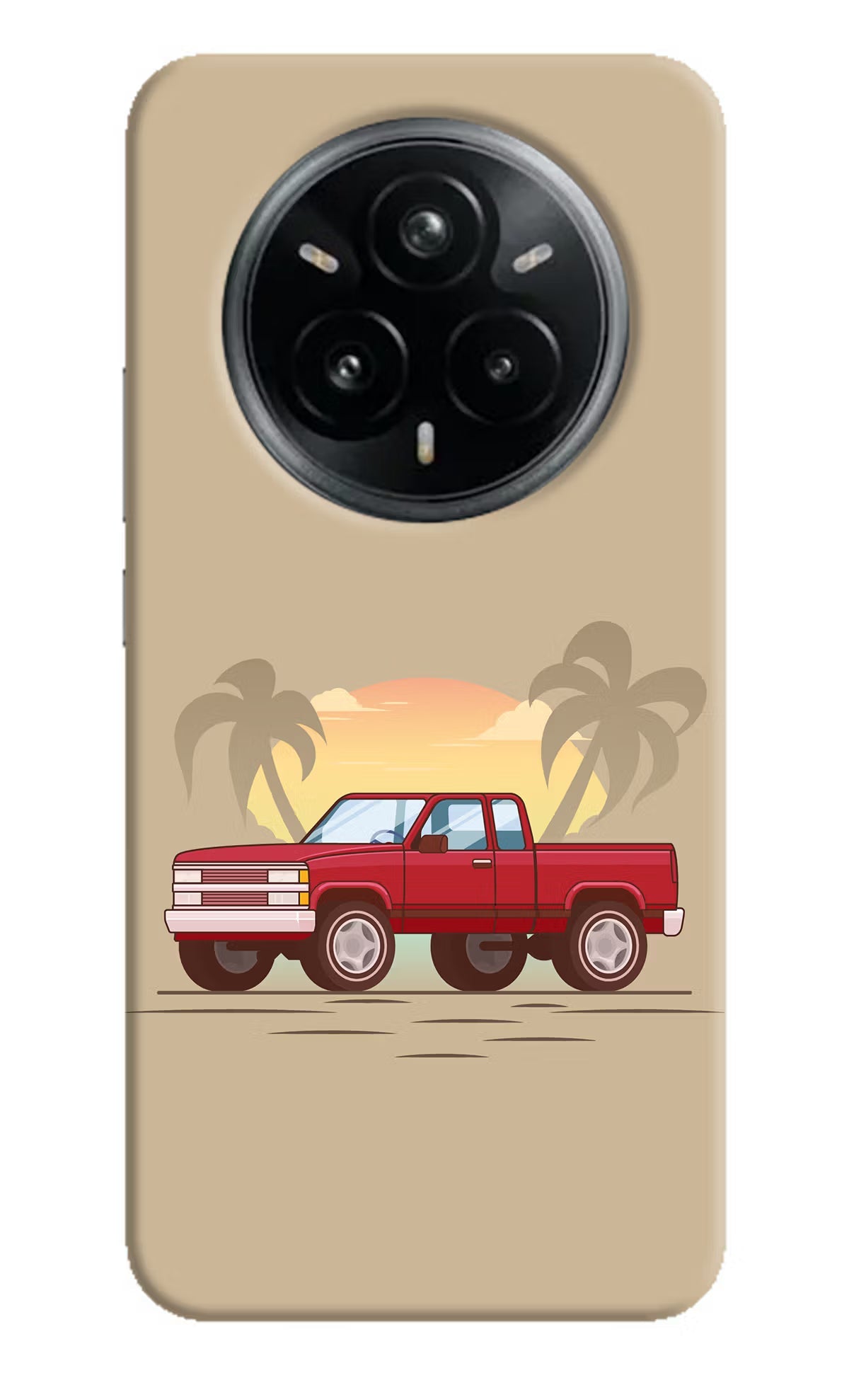 Desert Classic Drive Realme 14 Pro Plus 5G Back Cover