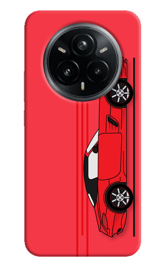 Red Velocity Realme 14 Pro Plus 5G Back Cover