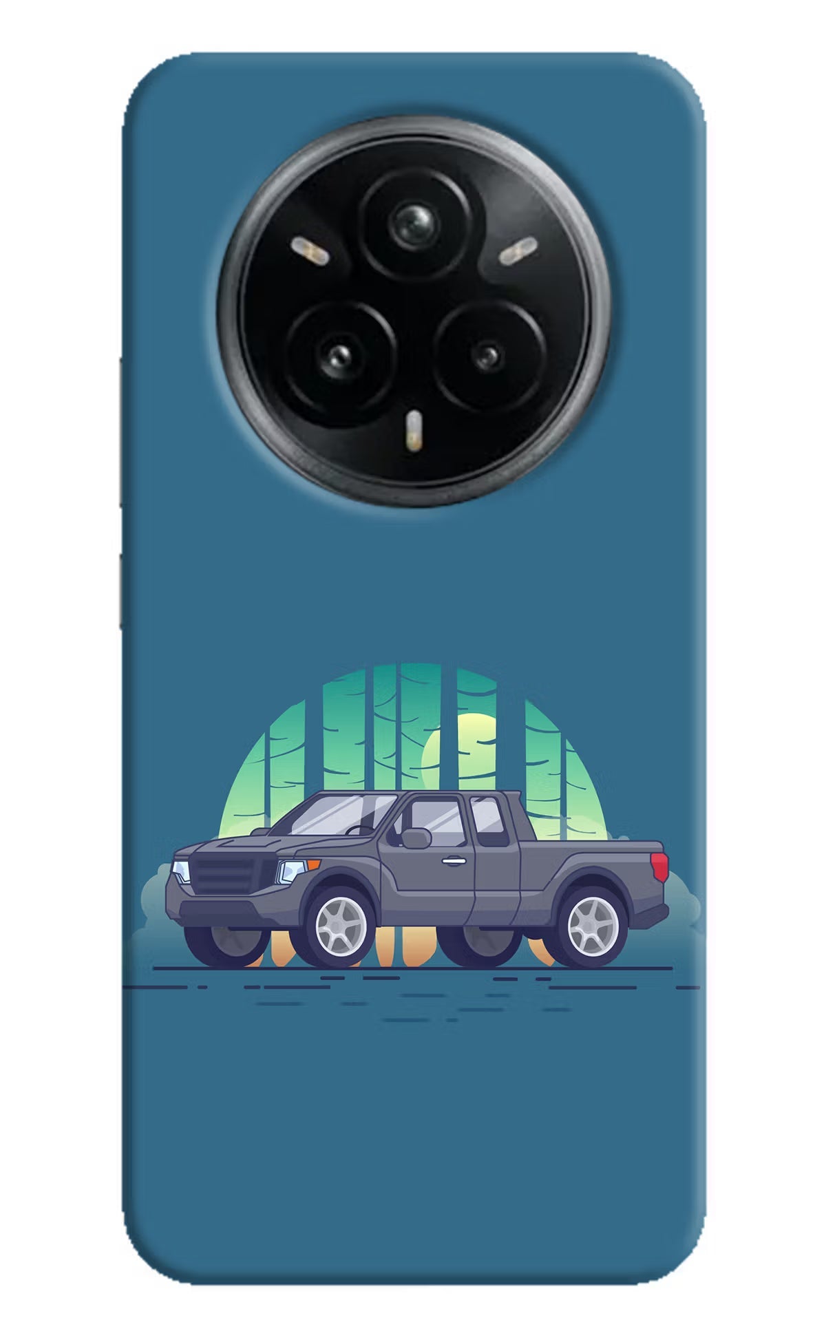Retro Garage Vibe Realme 14 Pro Plus 5G Back Cover