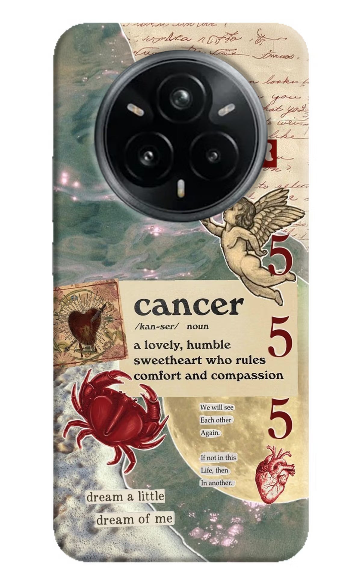 Cancer Zodiac Realme 14 Pro Plus 5G Back Cover