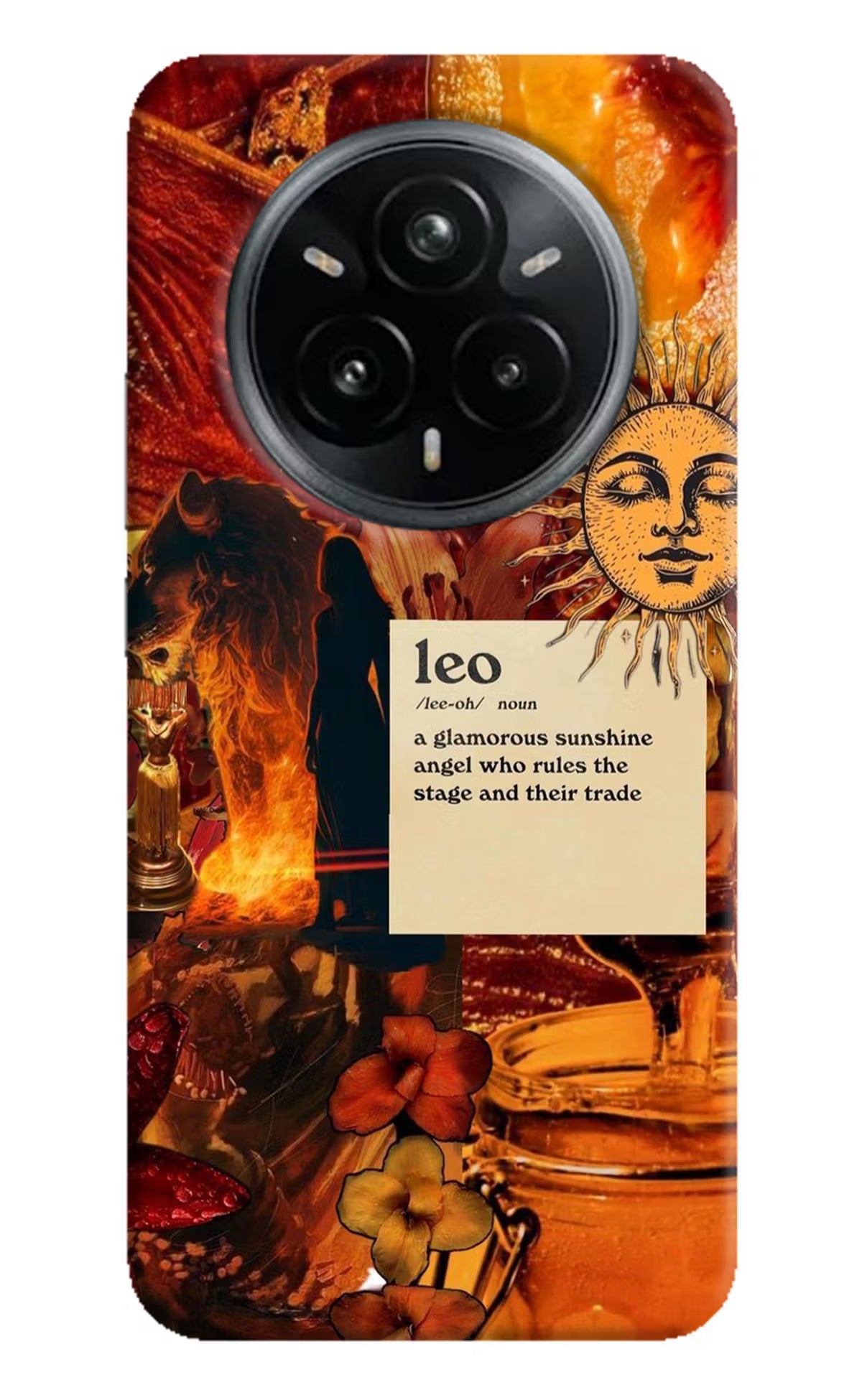 Leo Zodiac Realme 14 Pro Plus 5G Back Cover
