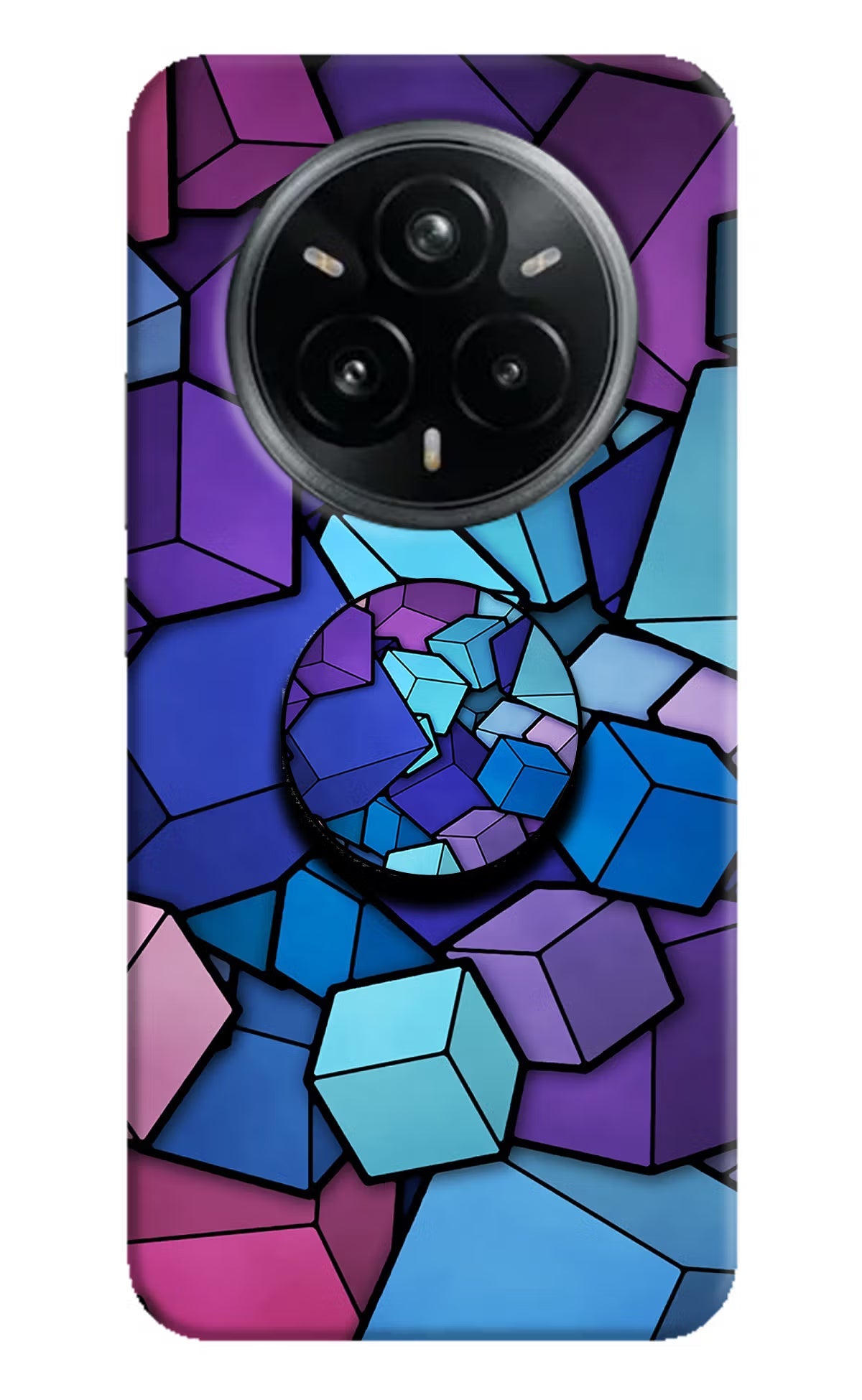 Cubic Abstract Realme 14 Pro Plus 5G Pop Case