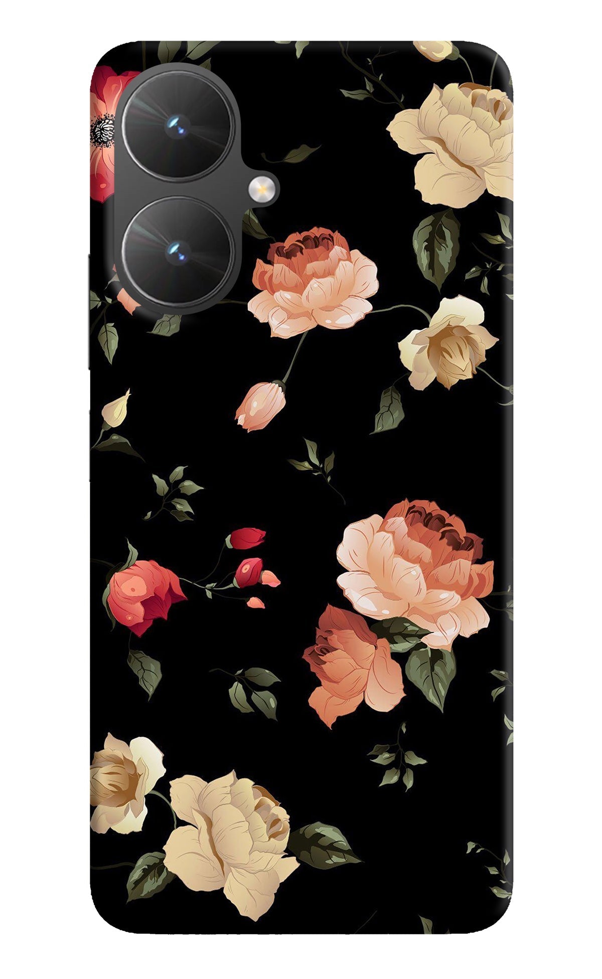 Flowers Poco M6 5G Back Cover