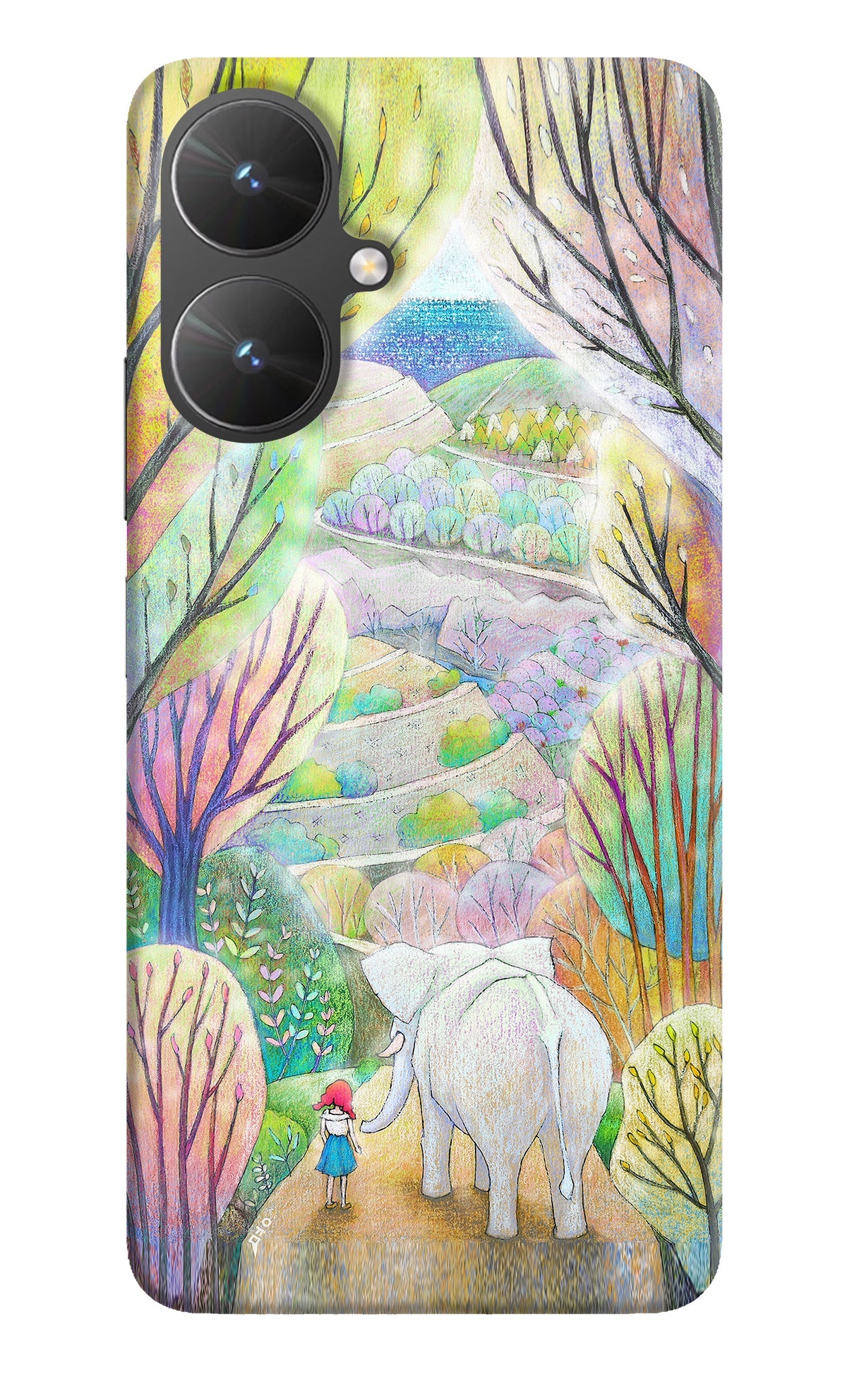 Nature Painting Poco M6 5G Back Cover