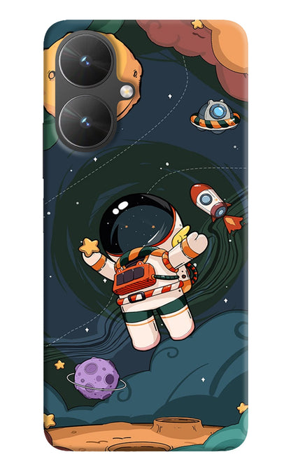 Cartoon Astronaut Poco M6 5G Back Cover