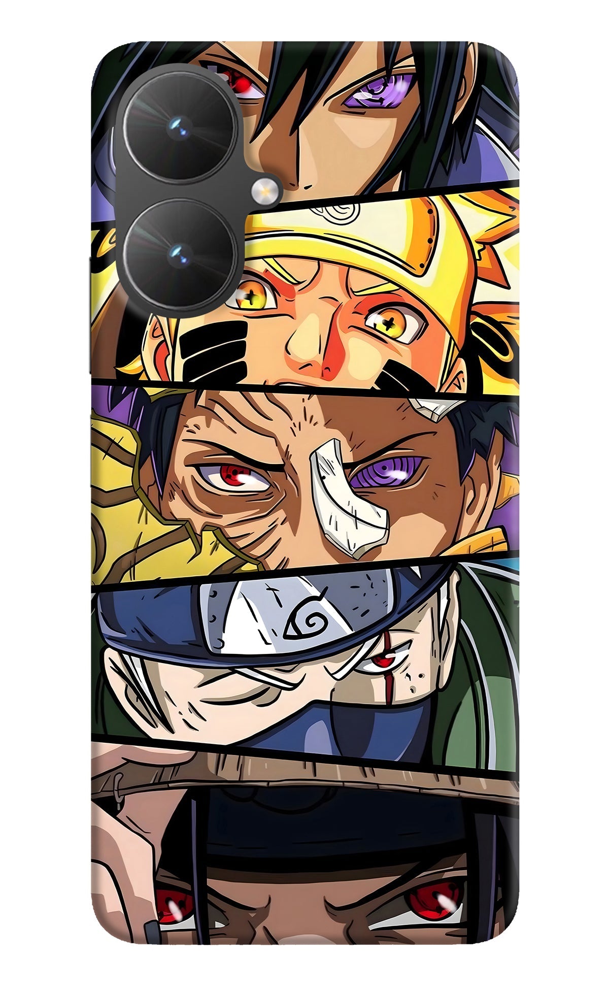 Naruto Character Poco M6 5G Back Cover