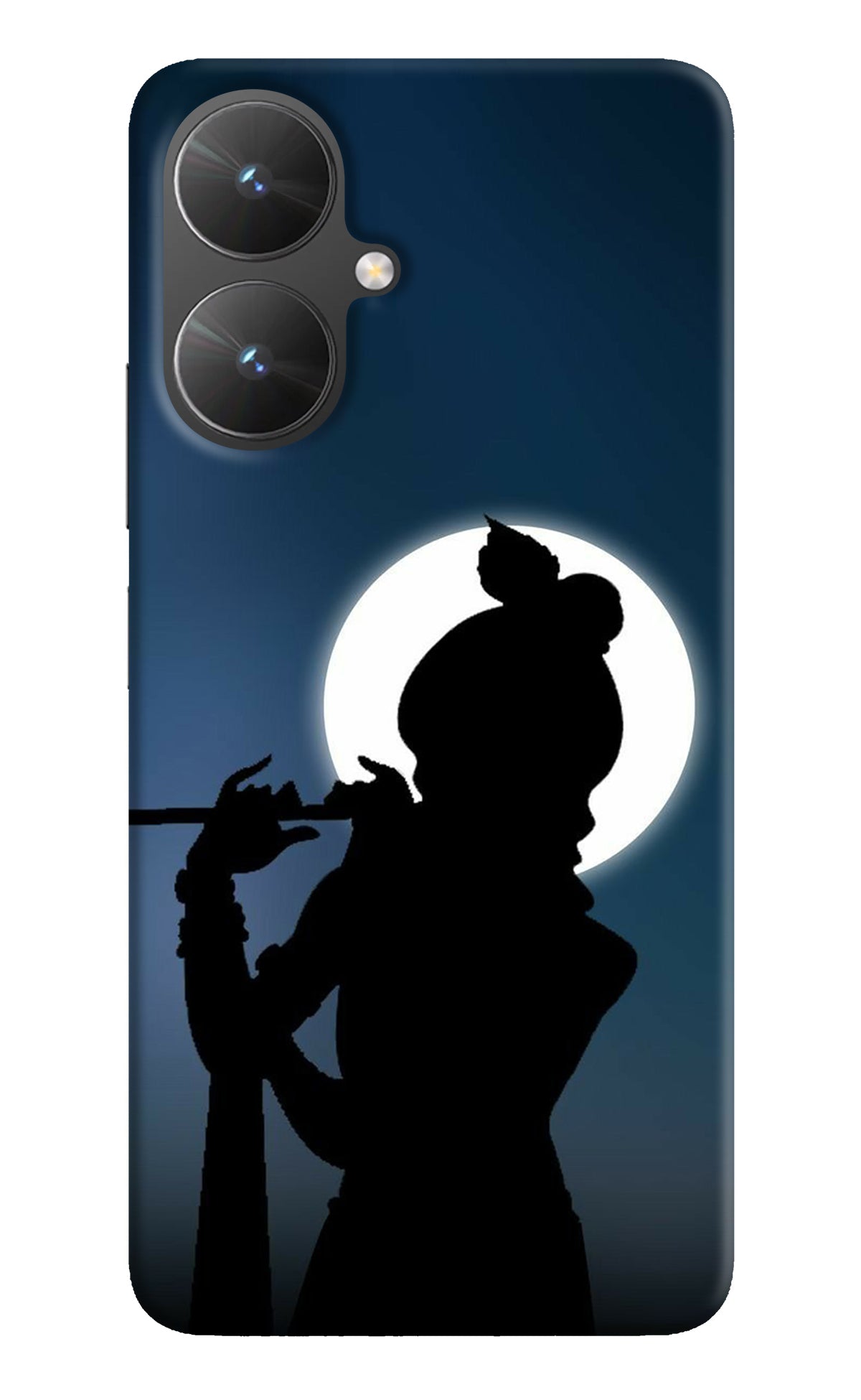 Shri Krishna Silhouette Poco M6 5G Back Cover