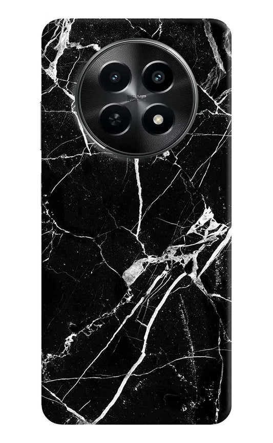 Black Marble Pattern Realme C65 5G Back Cover