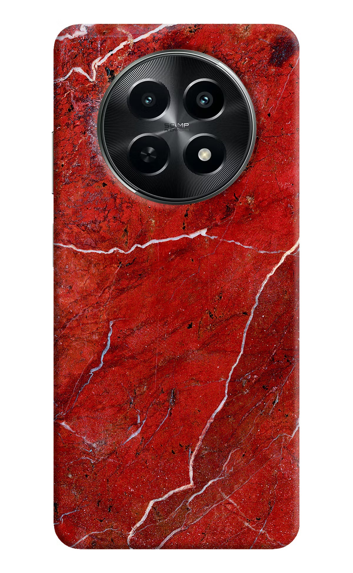 Red Marble Design Realme C65 5G Back Cover