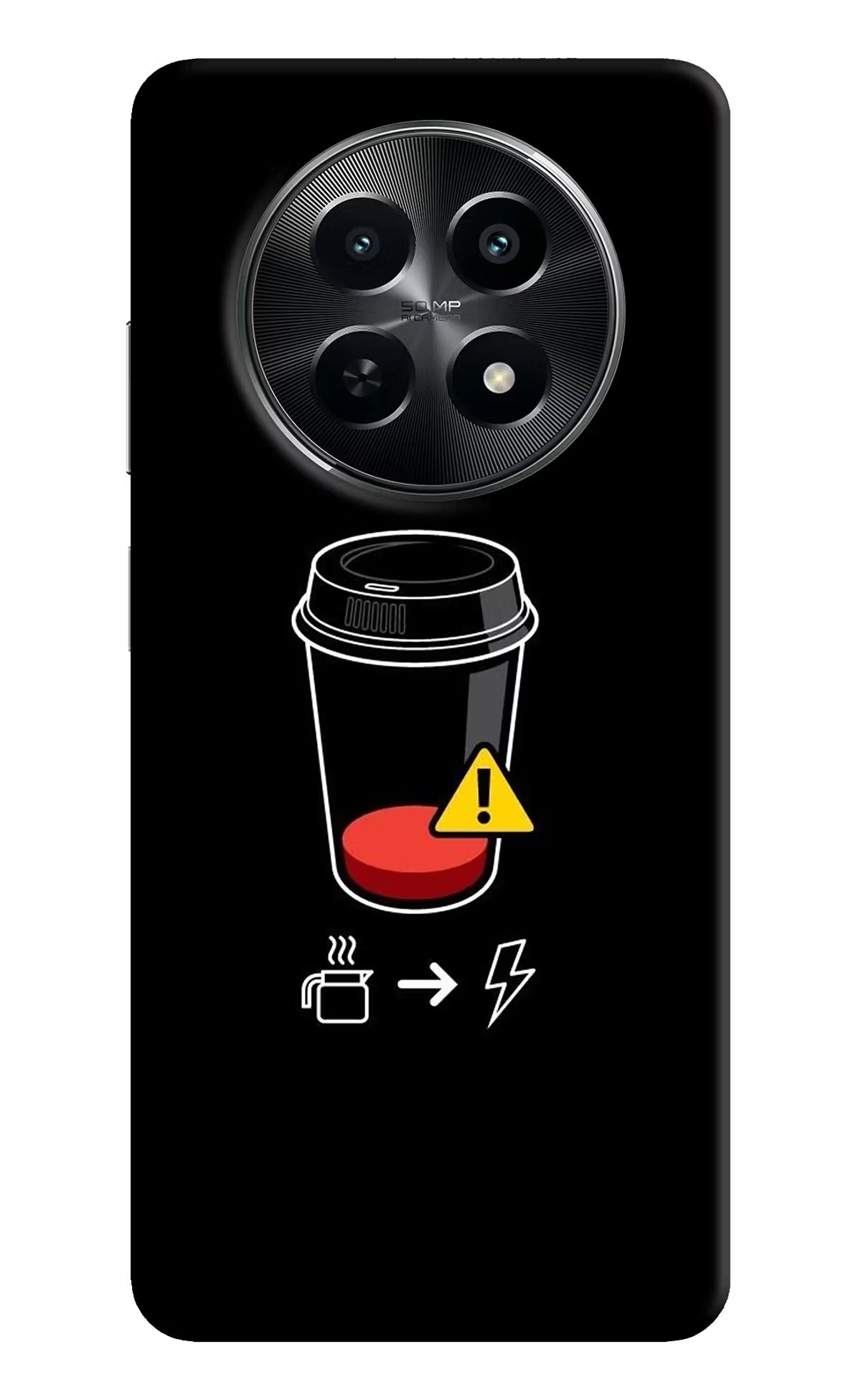 Coffee Realme C65 5G Back Cover